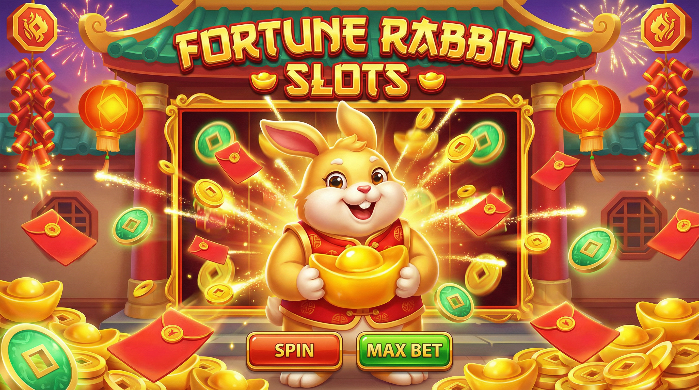 赌博游戏发财兔子老虎机